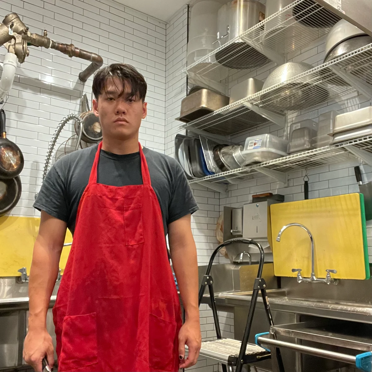 Samuel Louie — cooking